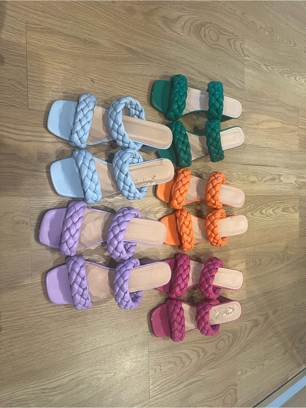 Women’s Braided Slide Sandals in Multiple Colors